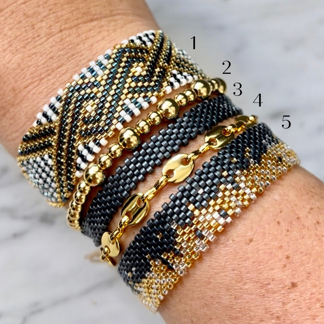 Set Navy Gold