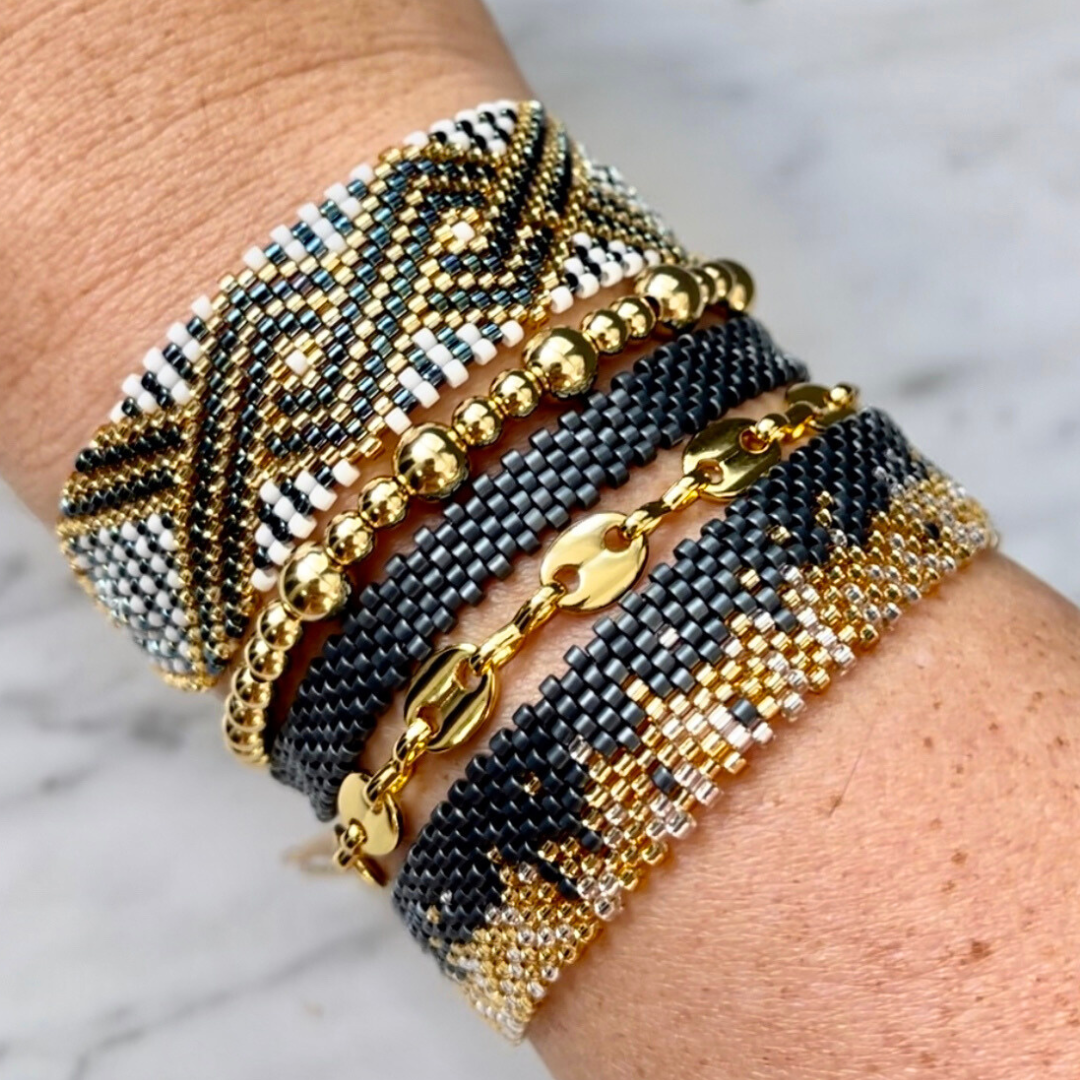 Set Navy Gold