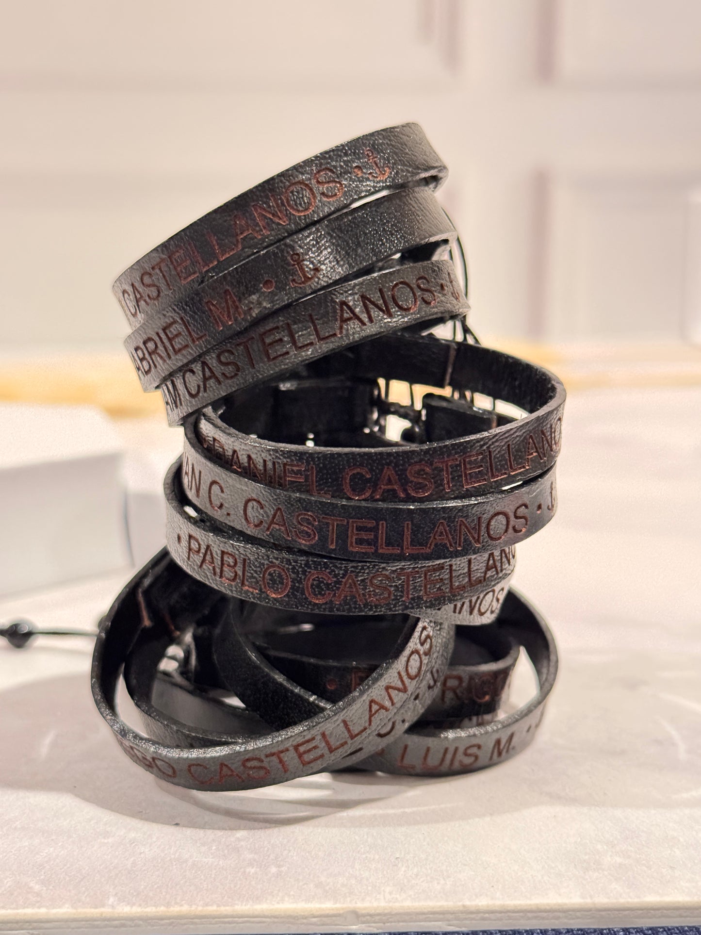 Pulsera de Piel personalizada