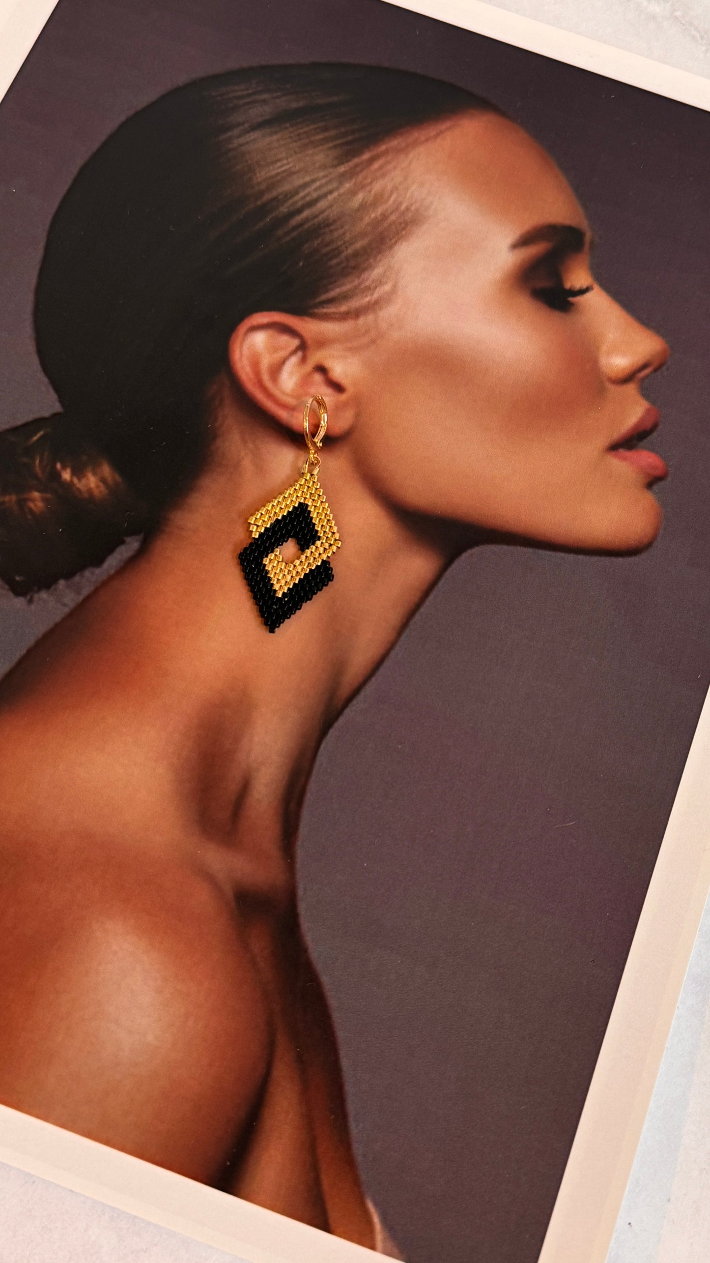 Aretes Doble Rombo