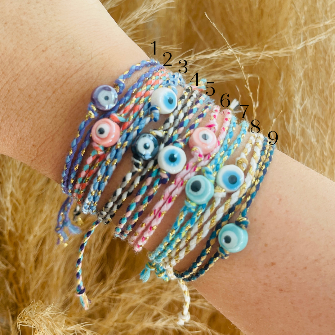 Pulsera Trenzada Ojito